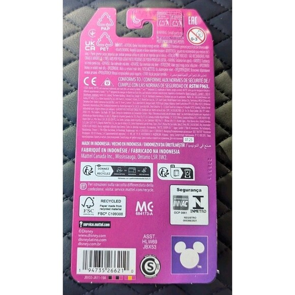 Mulan Disney Mattel Princess Small 3.5" Doll Pink Outfit New In Packaging - Picture 2 of 2